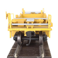 Thrall Rebuilt 40' Well Car - Ready to Run -- TTX DTTX #55585 (yellow, black, large red TTX Forward Thinking logo, yellow