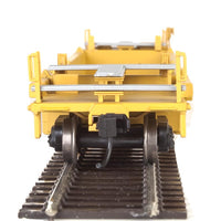 Thrall Rebuilt 40' Well Car - Ready to Run -- TTX DTTX #747298 (yellow, black, black & white logo, yellow conspicuity stri