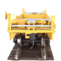 Thrall Rebuilt 40' Well Car - Ready to Run -- TTX DTTX #747387 (yellow, black, black & white logo, yellow conspicuity stri