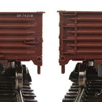 40' 50-Ton Drop-Bottom Gondola - Ready to Run -- Great Northern #74318 (Boxcar Red, Rocky Silhouette Logo)