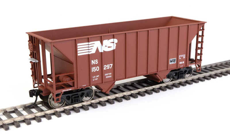 34' 100-Ton 2-Bay Hopper - Ready to Run -- Norfolk Southern #150297-1