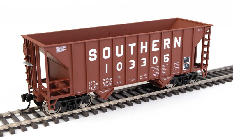 34' 100-Ton 2-Bay Hopper - Ready to Run -- Southern Railway #103305 (brown)-1