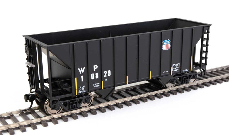 34' 100-Ton 2-Bay Hopper - Ready to Run -- Union Pacific(R)/WP(TM) #10829-1