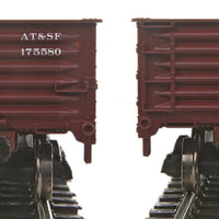 40' 50-Ton Drop-Bottom Gondola - Ready to Run -- Santa Fe #175580 (Boxcar Red)