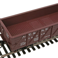 40' 50-Ton Drop-Bottom Gondola - Ready to Run -- Santa Fe #175580 (Boxcar Red)