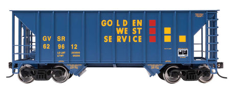 34' Greenville 100-Ton 2-Bay Hopper - Ready to Run -- Golden West #629612-1