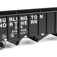 70-Ton AAR 3-Bay Open Hopper - Ready to Run -- Burlington Northern #516535