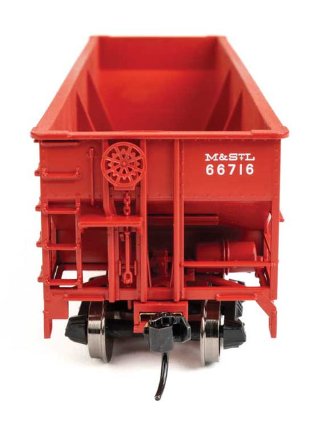 70-Ton AAR 3-Bay Open Hopper - Ready to Run -- Minneapolis & St. Louis #66716-3