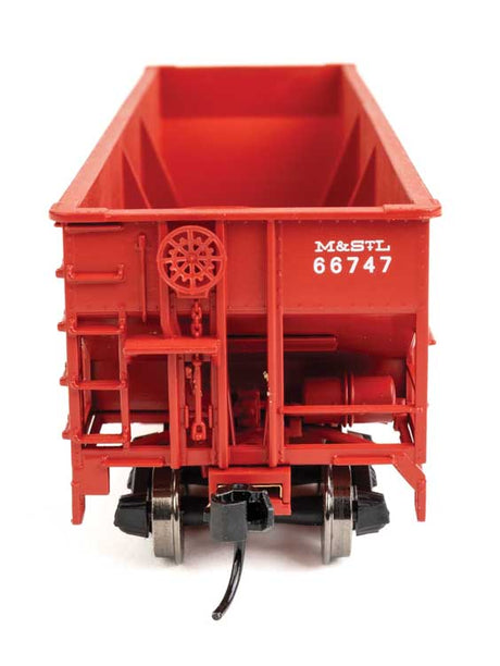 70-Ton AAR 3-Bay Open Hopper - Ready to Run -- Minneapolis & St. Louis #66656-3