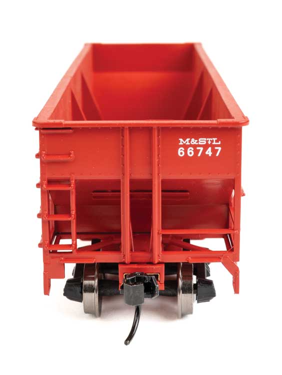 70-Ton AAR 3-Bay Open Hopper - Ready to Run -- Minneapolis & St. Louis #66656-4