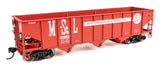 70-Ton AAR 3-Bay Open Hopper - Ready to Run -- Minneapolis & St. Louis #66743-1