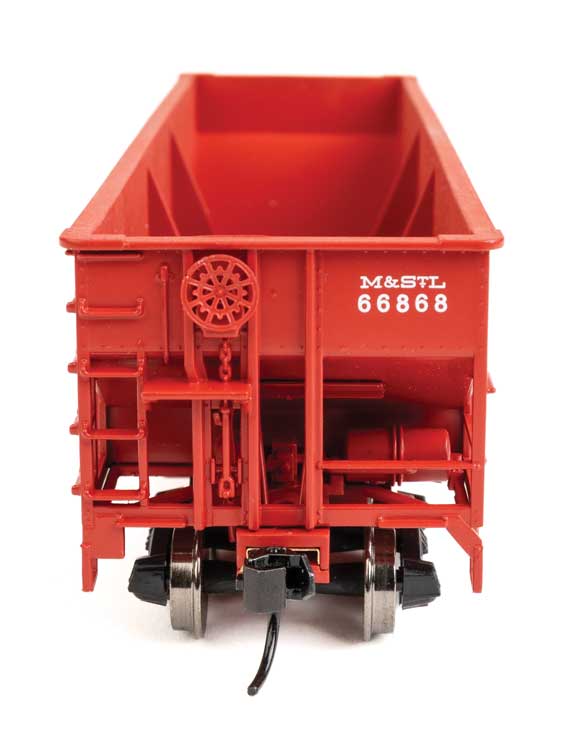70-Ton AAR 3-Bay Open Hopper - Ready to Run -- Minneapolis & St. Louis #66743-3