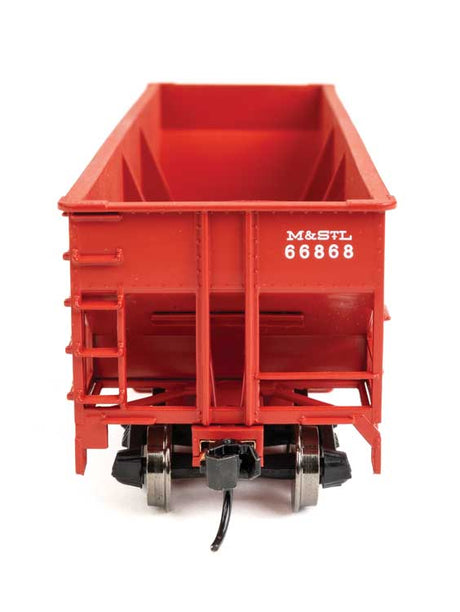 70-Ton AAR 3-Bay Open Hopper - Ready to Run -- Minneapolis & St. Louis #66743-4