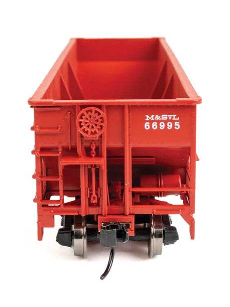 70-Ton AAR 3-Bay Open Hopper - Ready to Run -- Minneapolis & St. Louis #66995-3