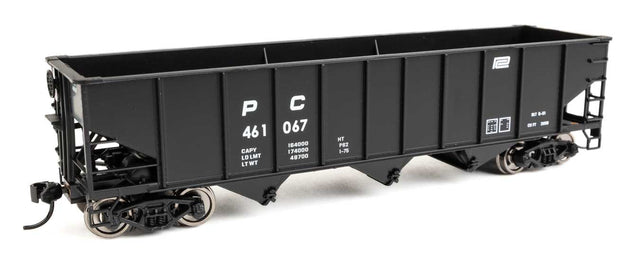 70-Ton AAR 3-Bay Open Hopper - Ready to Run -- Penn Central #461067-1