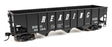 70-Ton AAR 3-Bay Open Hopper - Ready to Run -- Reading #60184-1