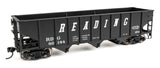 70-Ton AAR 3-Bay Open Hopper - Ready to Run -- Reading #60184-1