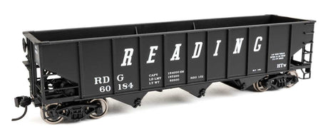 70-Ton AAR 3-Bay Open Hopper - Ready to Run -- Reading #60184-1