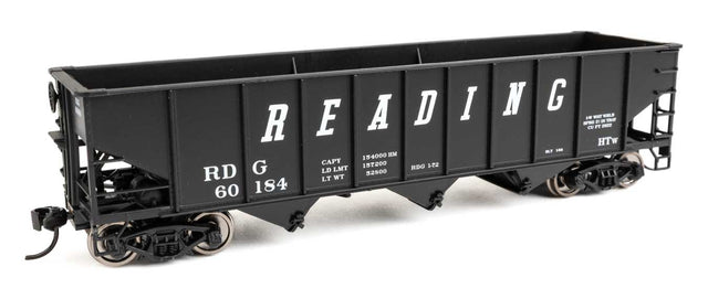 70-Ton AAR 3-Bay Open Hopper - Ready to Run -- Reading #60184-1