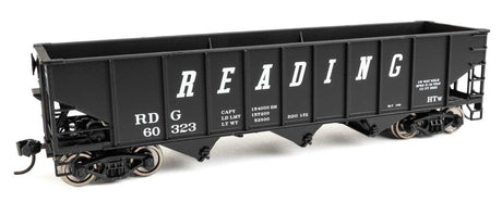 70-Ton AAR 3-Bay Open Hopper - Ready to Run -- Reading #60323-1
