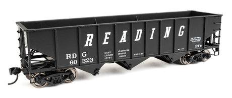 70-Ton AAR 3-Bay Open Hopper - Ready to Run -- Reading #60323-2