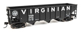 70-Ton AAR 3-Bay Open Hopper - Ready to Run -- Virginian #4598-1