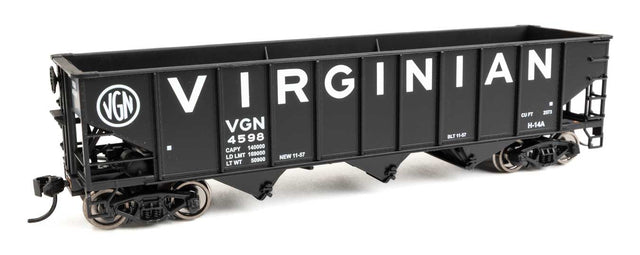 70-Ton AAR 3-Bay Open Hopper - Ready to Run -- Virginian #4598-1