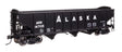 70-Ton AAR 3-Bay Open Hopper - Ready to Run -- Alaska #14705-1
