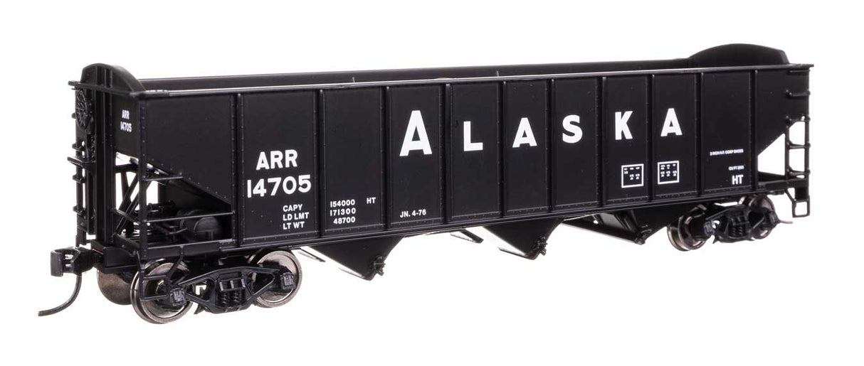 70-Ton AAR 3-Bay Open Hopper - Ready to Run -- Alaska #14705-1
