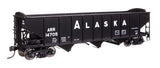 70-Ton AAR 3-Bay Open Hopper - Ready to Run -- Alaska #14705-1