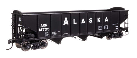 70-Ton AAR 3-Bay Open Hopper - Ready to Run -- Alaska #14705-1