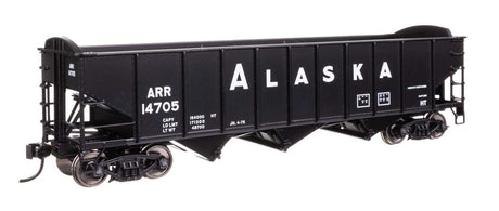70-Ton AAR 3-Bay Open Hopper - Ready to Run -- Alaska #14705-2