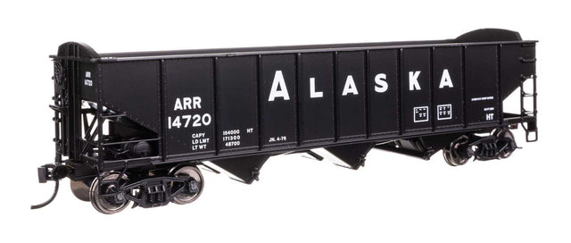 70-Ton AAR 3-Bay Open Hopper - Ready to Run -- Alaska #14720-1