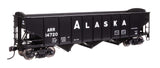 70-Ton AAR 3-Bay Open Hopper - Ready to Run -- Alaska #14720-2