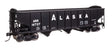 70-Ton AAR 3-Bay Open Hopper - Ready to Run -- Alaska #14737-1