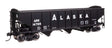 70-Ton AAR 3-Bay Open Hopper - Ready to Run -- Alaska #14765-1