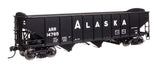 70-Ton AAR 3-Bay Open Hopper - Ready to Run -- Alaska #14765-1