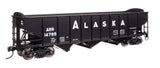70-Ton AAR 3-Bay Open Hopper - Ready to Run -- Alaska #14765-2