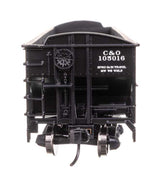 70-Ton AAR 3-Bay Open Hopper - Ready to Run -- Chesapeake & Ohio #105016-3