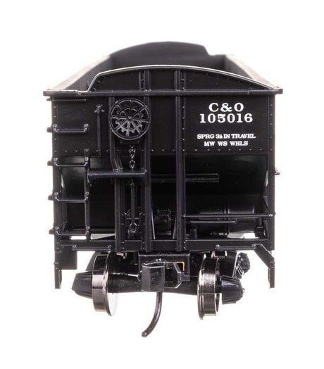 70-Ton AAR 3-Bay Open Hopper - Ready to Run -- Chesapeake & Ohio #105016-3