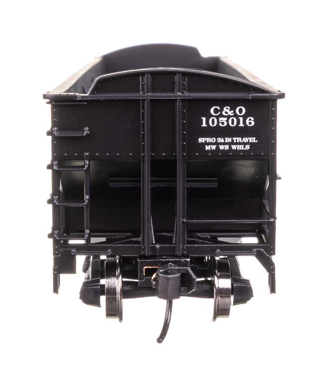 70-Ton AAR 3-Bay Open Hopper - Ready to Run -- Chesapeake & Ohio #105016-4