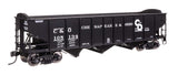 70-Ton AAR 3-Bay Open Hopper - Ready to Run -- Chesapeake & Ohio #105134-2