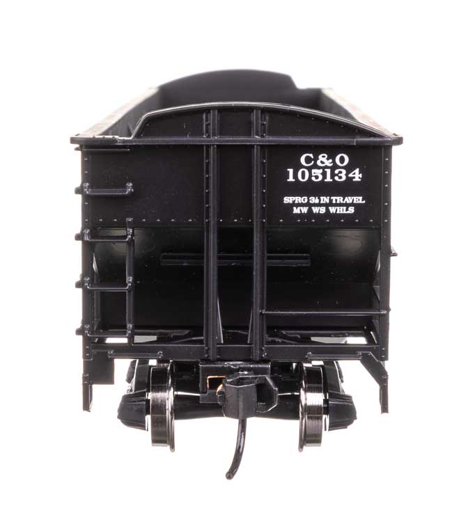 70-Ton AAR 3-Bay Open Hopper - Ready to Run -- Chesapeake & Ohio #105134-4