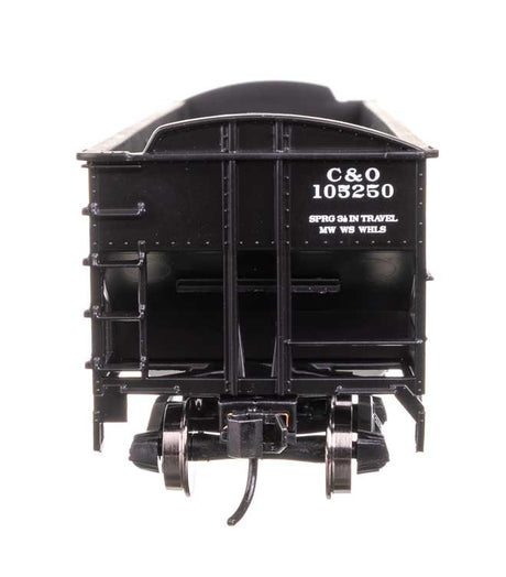 70-Ton AAR 3-Bay Open Hopper - Ready to Run -- Chesapeake & Ohio #105250-4