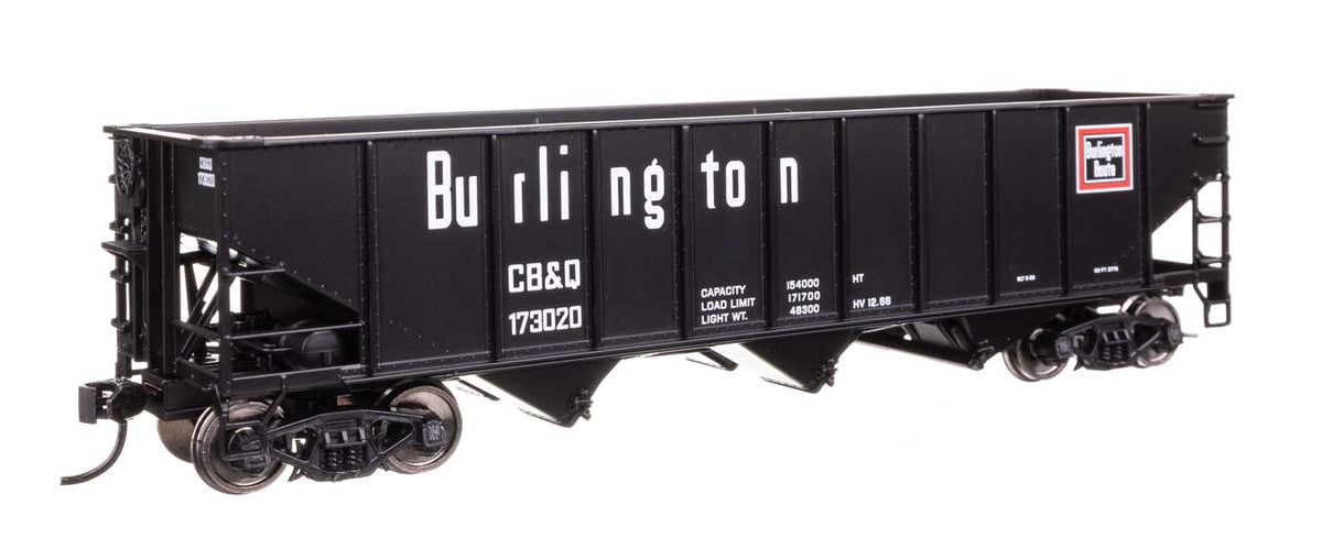 70-Ton AAR 3-Bay Open Hopper - Ready to Run -- Chicago, Burlington & Quincy #173020-1