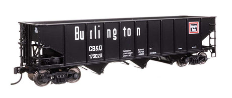 70-Ton AAR 3-Bay Open Hopper - Ready to Run -- Chicago, Burlington & Quincy #173020-1