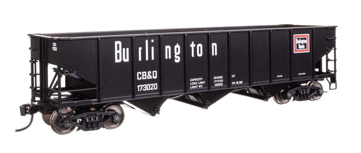 70-Ton AAR 3-Bay Open Hopper - Ready to Run -- Chicago, Burlington & Quincy #173020-2