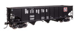 70-Ton AAR 3-Bay Open Hopper - Ready to Run -- Chicago, Burlington & Quincy #173037-1