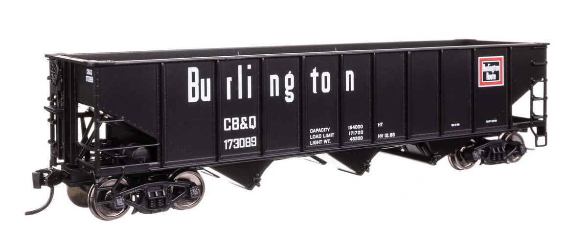 70-Ton AAR 3-Bay Open Hopper - Ready to Run -- Chicago, Burlington & Quincy #173089-1