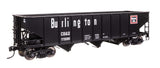 70-Ton AAR 3-Bay Open Hopper - Ready to Run -- Chicago, Burlington & Quincy #173089-1